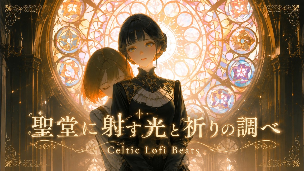 【フリーBGM ・2時間】聖堂に射す光と祈りの調べ - Light Streaming into the Sanctuary and the Melodies of Prayer【異世界ケルト音楽】