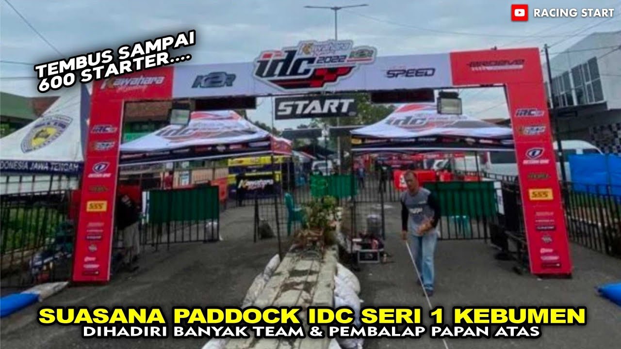 SUASAN PADDOCK TERKINI RACE FINAL IDC DRAGBIKE KEBUMEN SERI 1