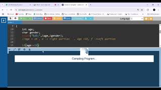 Nested if else in c (live class)