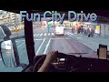 Cosy November Truck drive vlog into Stockholm City - POV, Scania p420, Götgatan 17/11/2017