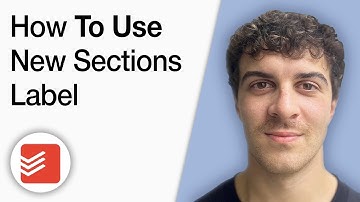 How to Use the New Sections Label in Todoist [2025 Full Guide]