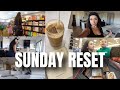 Sunday reset vlog  preparing for the week cleaning my space shopping skincare routine  more