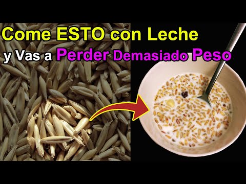 Como ESTO con Leche Cada Mañana y <strong>Vas</strong> a Perder Demasiado Peso y Bajar los niveles de Colesterol