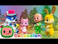 The 3 little colorful friends  cocomelon animal time moonbug kids  color time