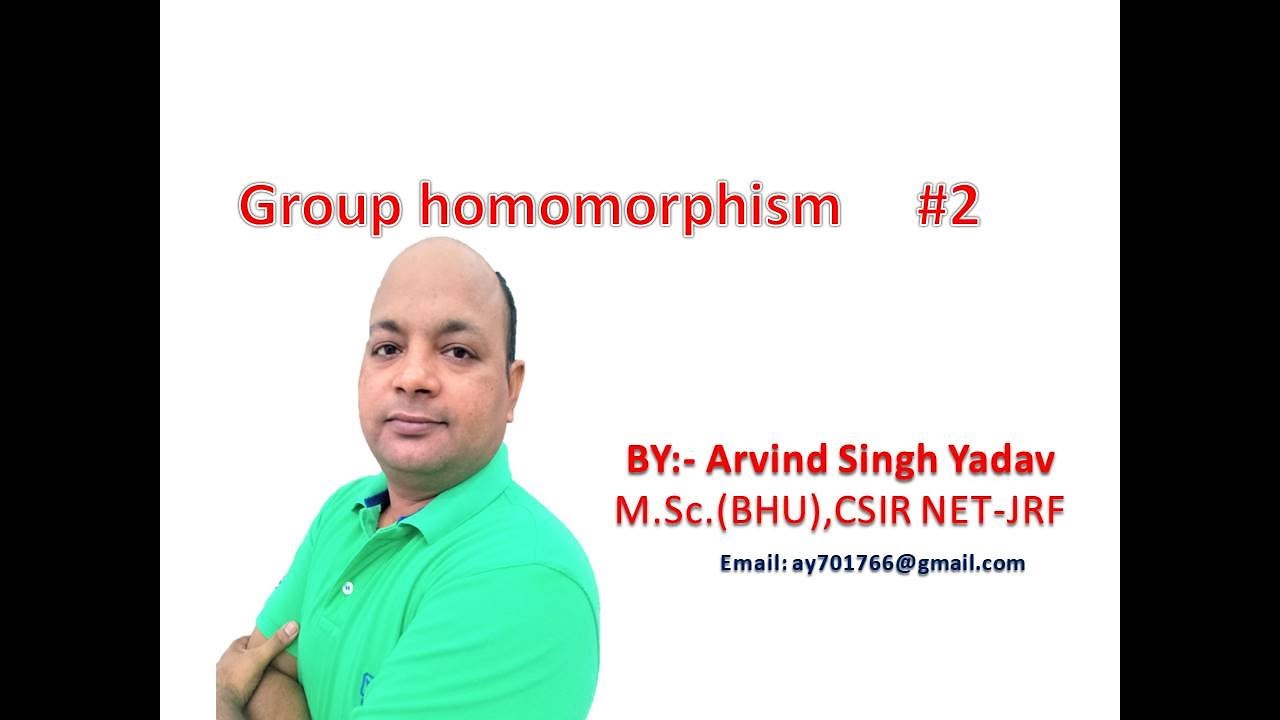 Group Homomorphism lecture-2, kernel( definition and ...