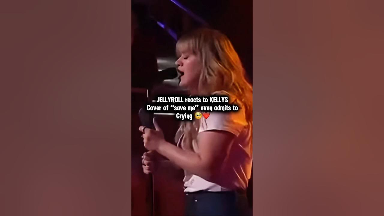 Jelly roll cries listening to Kelly’s cover of “save me” #kellyclarkson #jellyroll Jelly roll cries listening to Kelly’s cover of “save me” #kellyclarkson #jellyroll