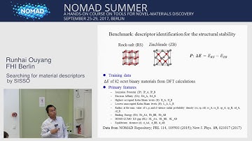 09: Runhai Ouyang - Searching for material descriptors by SISSO