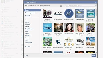 How to create facebook interest list.avi