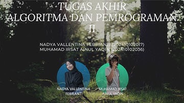 TUGAS AKHIR ALGORITMA PEMROGRAMAN II - TRAVELLING SALESMAN PROBLEM || FASILKOM UNEJ