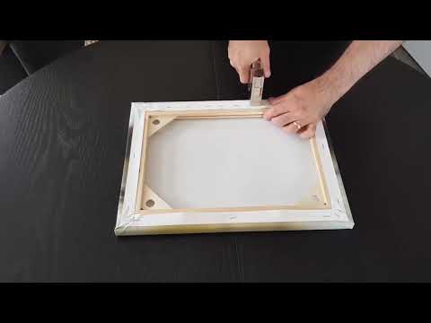 Painting Canvas with solid wood frame