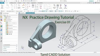 Nx Practice Drawing Tutorial Exercise -01