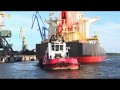 Заход судна GOLDEN SPRING в порт Высоцкий