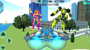 Air Jet Robot Transformer Lady Robot Multiple Transformation Android Gameplay