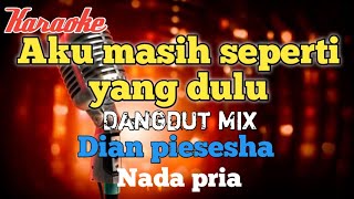 Tak ingin sendiri - Dangdut mix karaoke nada pria