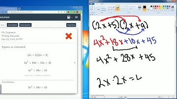 DeltaMath Multiply Binomials