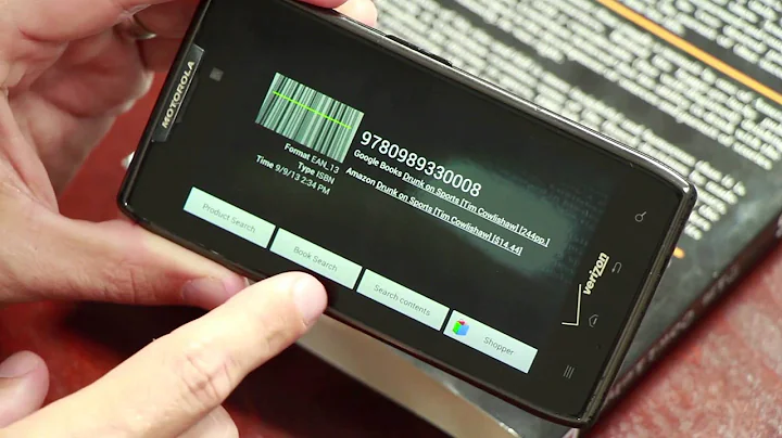 Scanning Bar Codes on Motorola Androids : Important Android Tips