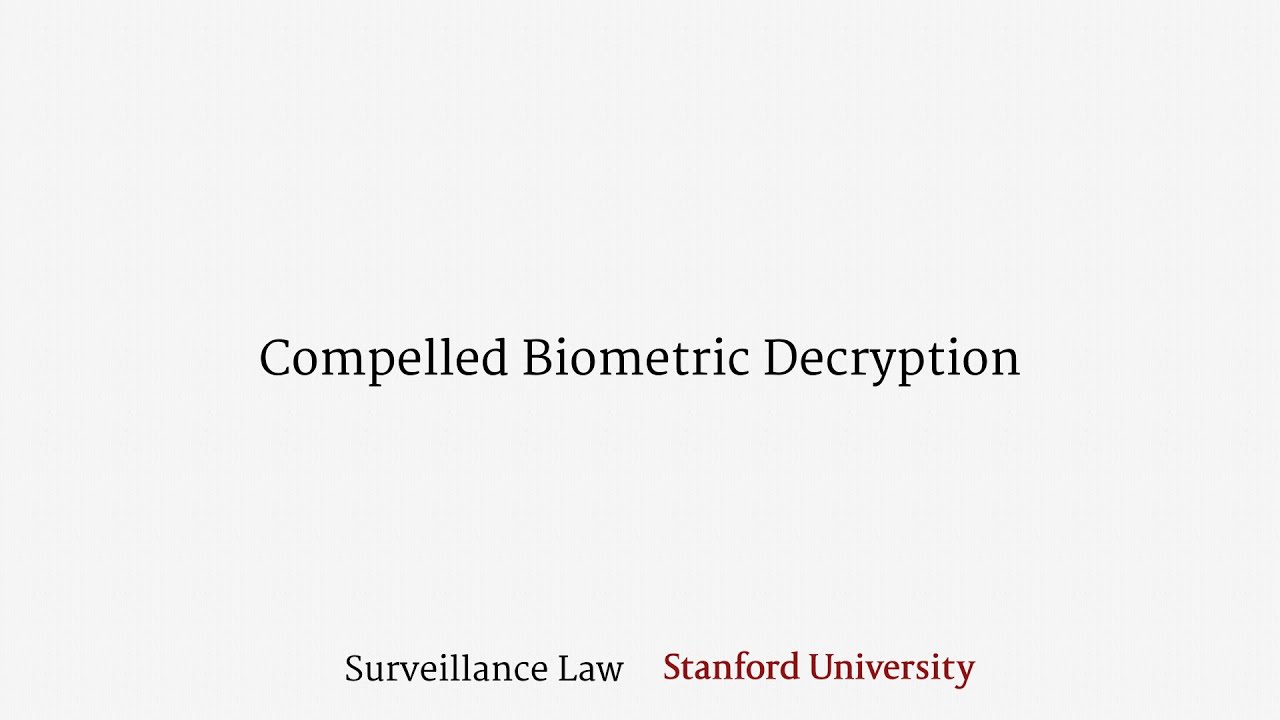 Compelled Biometric Decryption