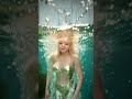 話題のマーメイドエフェクトをやってみました☺️ 髪も伸びたw #mermaid #aieffects #マーメイドエフェクト