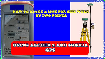 STAKE OUT LINE (PRACTICAL)AT SITE BY USING GPS