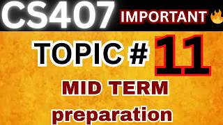 CS407  | Topic 11 | Routing and Switching ||  Mid term preparation || virtual university