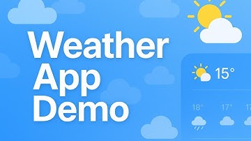 Flutter Weather App Demo