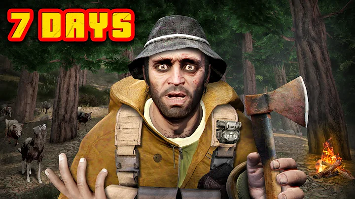 Survive 7 DAYS in the WILDERNESS in GTA 5!