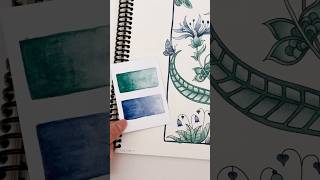 Palette Card 10 #colorpalettecorner #colorpalette #inktense @johannabasford #worldofflowers