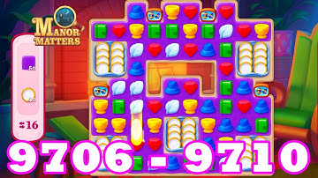 Manor Matters 9706 - 9710 HD Gameplay 3 match Walkthrough | Android | IOS | 9707 | 9708 | 9709