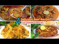 4 Eid Special Dawat Recipes 2024 | Nihari| Korma | Dhaba Gosht| Tandoori Ghosht