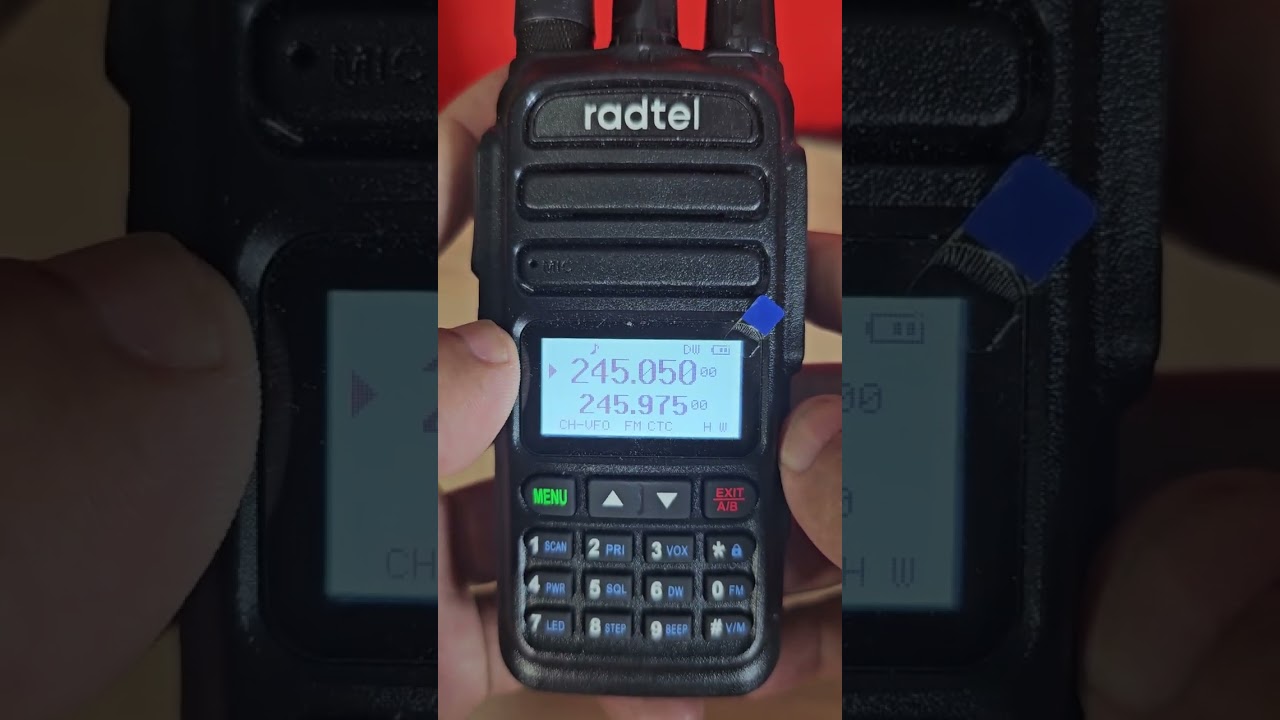วิธีใส่โทน Tone Radtel RT830