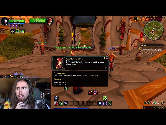 Player uses Elevenlabs voice AI to generate voice acted quests in WoW class=