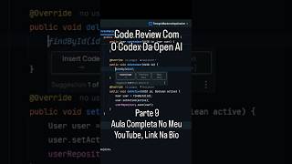 Fazendo Code Review do Projeto TimeGrid Backend com o Codex da Open AI.Parte 9