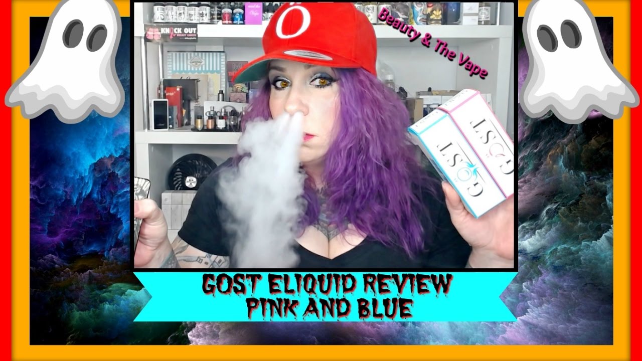 💋 GOST E-LIQUID REVIEW - PINK & BLUE...XOXOX 