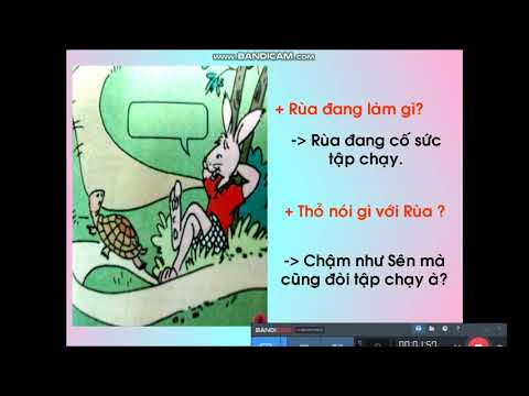 Lớp 1 - Phân môn: Kể chuyện - Bài: Rùa và Thỏ (Tuần 25 - 17/4/2020)