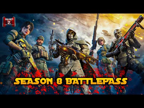 SEASON 8 BATTLEPASS ALL CHARACTERS | BLACKOUT BR MAP FIRST LOOK & TEASERS | 2nd ANNIVERSARY | CODM