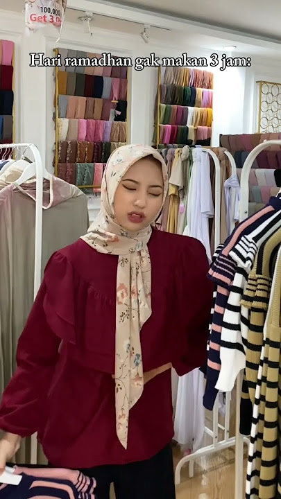 setelahnya mikir ‘tau kuat gini mah tadi niat puasa qodo aja’🤪😝 #koyuhijab #comedy #funnyvideo
