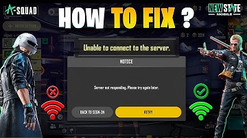 Fix Unable To Connect To The Server | Unstable Connection Please Try Again | New State Mobile