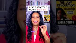 Court is rigged 🤌 Read this before your next court date‼️ #aneliasutton #legaleducation
