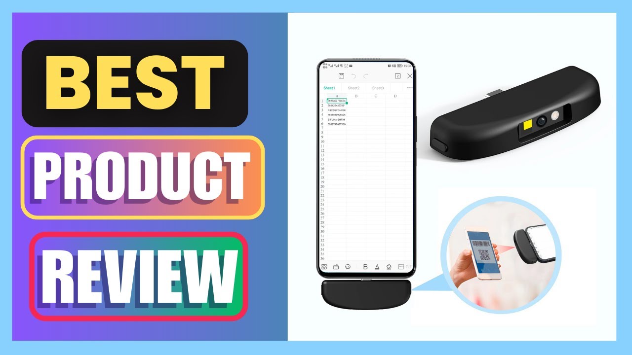 Best Mini 2D With Type C Interface Phone Mate Barcode Scanner Review ...