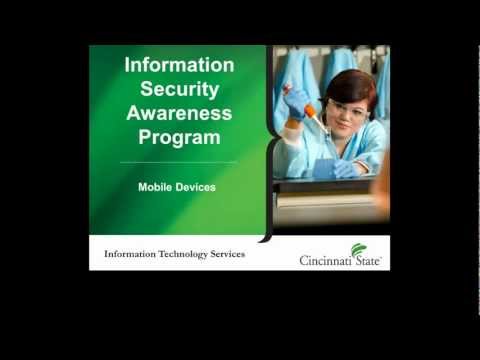 Information Security Awareness - Mobile Devices