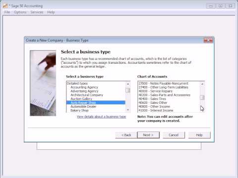 How To Set Up Chart Of Accounts In Sage 50