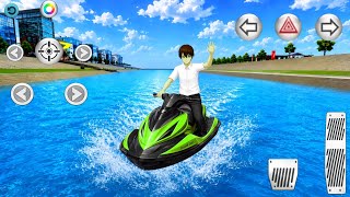3D Driving Class –😱 Epic Jet Ski Ride on Water💥 🌊 | Realistic Water Stunt Gameplay | OM GAMER #viral screenshot 3