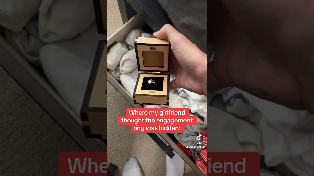 The Perfect Spot To Hide An Engagement Ring