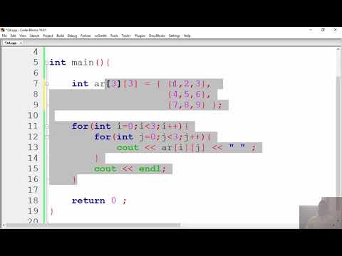 Introduction to Programming Class 4: 2D Array - YouTube