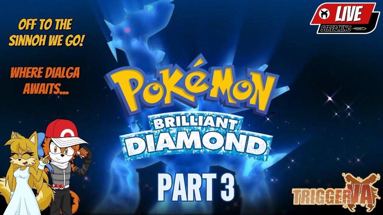 Pokémon Brilliant Diamond LetsPlay Part 3... the Next Gym is... IN THE WILDERNESS?!!!