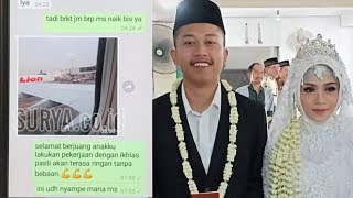 Chat Wejangan Ayah Deryl Fida Febrianto Tak Terbalas usai Dikirimi Foto dari Kabin Lion Air JT-610