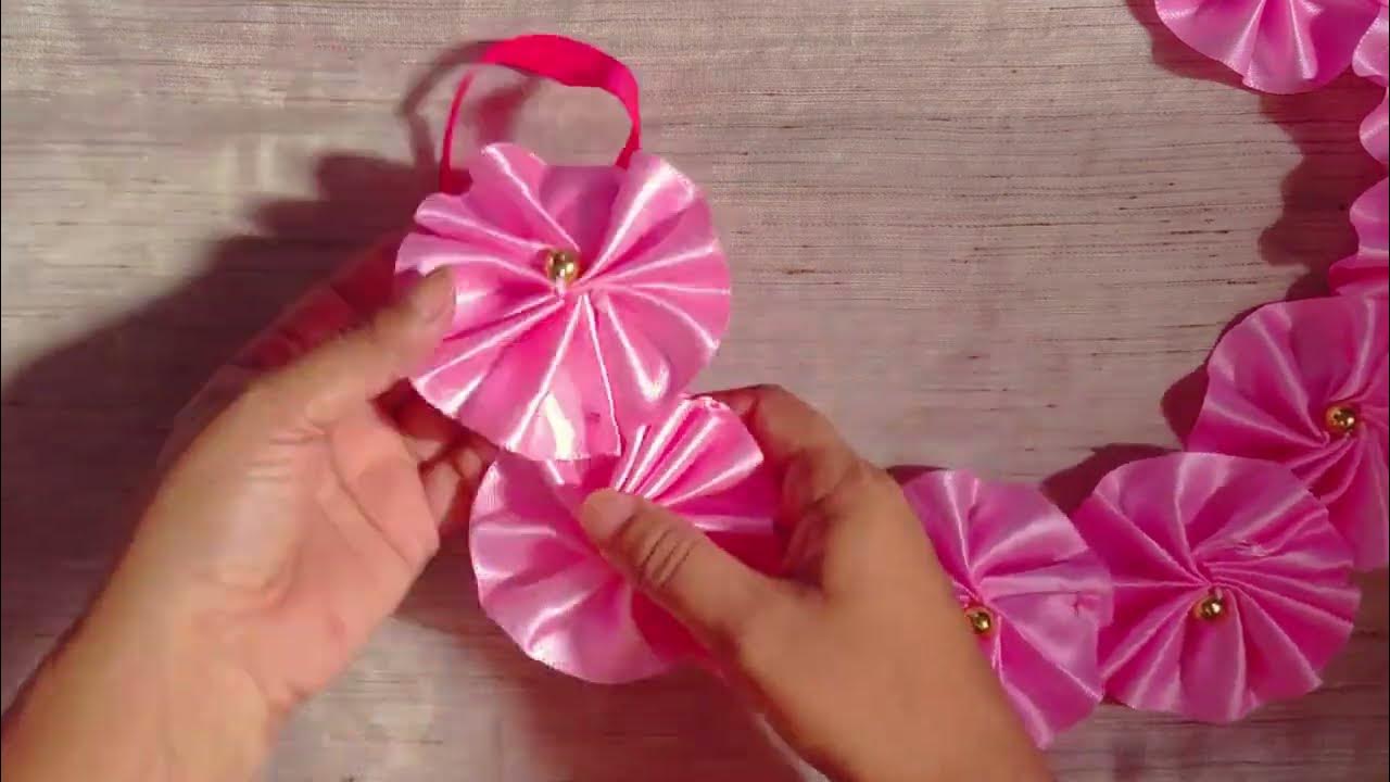 Cute Ribbon bow /easy ribbon bow by zafira craft /easy trick to