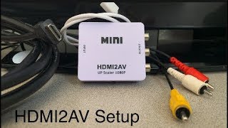 How to Convert HDMI to AV/RCA