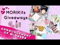 MORIkits GIVEAWAYS ANNOUNCEMENT OF B3 WINNERS