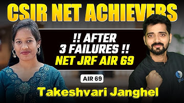 CSIR NET Chemistry Topper Talk 2025 | Exclusive Interview with Takeshvari